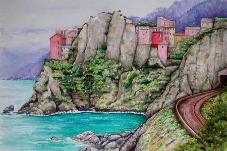 Entering Cinque Terre